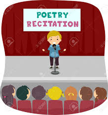 Fair student is not well prepared and would benefit from many more rehearsals. Illustration Of A Stickman Kid Reciting Poetry On Stage With Stock Photo Picture And Royalty Free Image Image 96434786