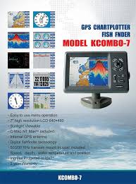 Kcombo 7 7inch Gps Plotter Fishfinder Work With Chart Map Sd Card C Map K Chart Buy Gps Fishfinder Gps Navigation Gps Fish Finder Product On