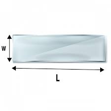 Rectangle Glass Table Top