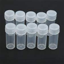 50PCS Mini Sample Small Bottles Plastic Test Tube for Lab Plastic Vials  with Lids Small Items купить недорого — выгодные цены, бесплатная доставка,  реальные отзывы с фото — Joom