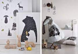 woodland animals in kids rooms by