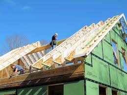 using open web trusses as rafters for