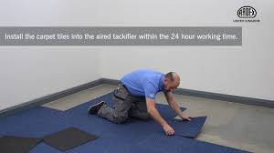 how to fit carpet tiles with ardex af