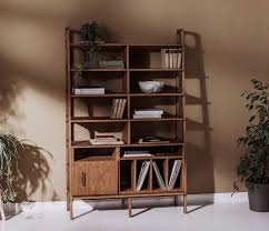 Modular Wall Shelving Ladder Bookshelf