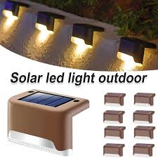 Led Solar Lamp Stair Outdoor Garden