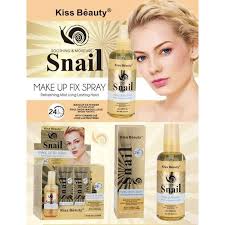 kiss beauty snail make up fix spray