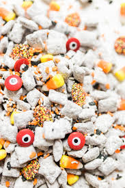 Puppy chow chex mix recipe is the best party mix recipe. Halloween Puppy Chow Muddy Buddies Glitter Inc