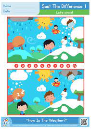 Spotting the difference can be a fun game as a kid. Spot The Differences Weather And Feelings English Esl Worksheets For Distance Learning And Physical Classrooms