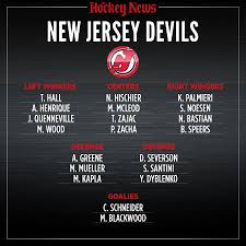 New Jersey Devils Depth Chart