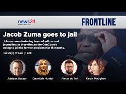 The constitutional court on tuesday, in a majority ruling, found former president jacob zuma in contempt of court and sentenced him to prison for 15 months for violating the authority of the court. Watch Frontline Jacob Zuma Goes To Jail News24 S Award Winning Team Of Editors And Journalists Breakdown The Ruling News24