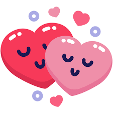 couple heart love sticker free