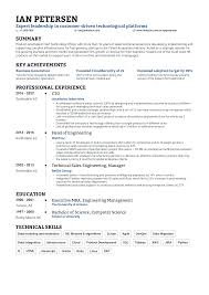 corporate resume templates business