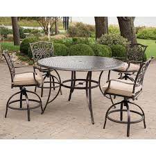 Dining Set With Swivel Chairs