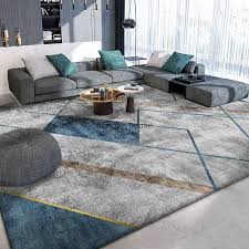 geometric soft nordic luxury rug for