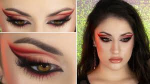 siren eyes red eyeshadow tutorial you