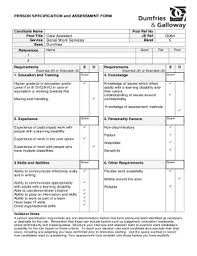 20 Printable Candidate Evaluation Form Sample Interviewer