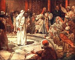 Resultat d'imatges de fariseos acusando a jesus