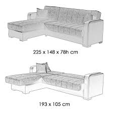 alessia sofa bed with reversible chaise