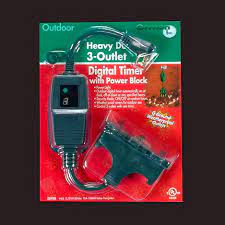 This photoelectric timer has a photocell that can sense th. Heavy Duty Outdoor Timer
