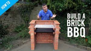 how to build a brick barbecue you