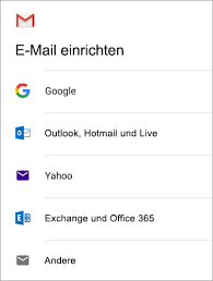 Android email einrichten gmx
