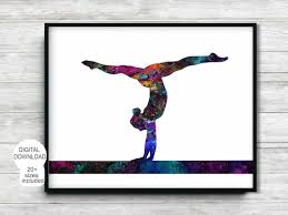 Gymnastics Wall Room Decor For Girls