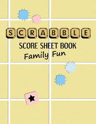 Scrabble Score Sheet Book Family Fun Oversized 100 Score