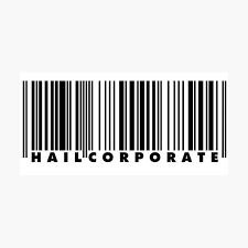 r/Hailcorporate bar code merchandise (Black)