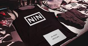 nine inch nails merch table out of