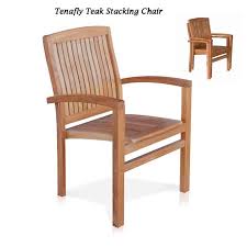 Teak Outdoor Stacking Dining Chair