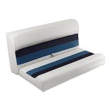 Deluxe Pontoon Seat Cushions White