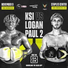 We've got you covered here: Dazn To Host Boxing Rematch Between Ksi Logan Paul On November 9