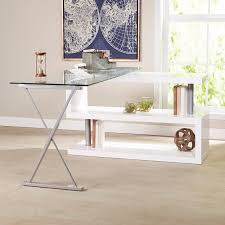 Glamorous Glass Office Desk