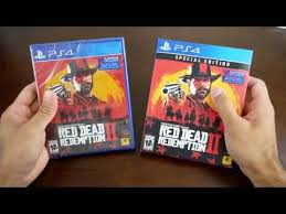 Unboxing Red Dead Redemption 2 Special Edition Vs Standard Edition