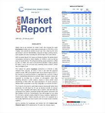Inventory Market Intelligence Report Template Sample Pdf Analysis