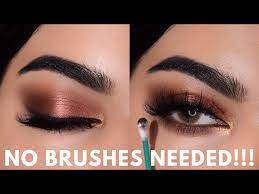 eyeshadow without brushes makeup