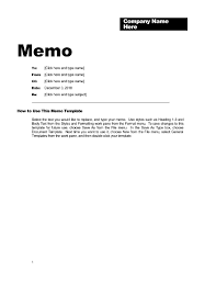 14 Memo Examples Templates In Word