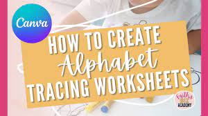 create alphabet tracing worksheets