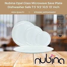 Nubina Opal Glass Microwave Save Plate