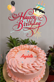 happy birthday cake for angelette and