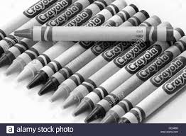 Crayons Black And White Stock Photos Images Alamy