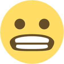 grimacing face emoji for