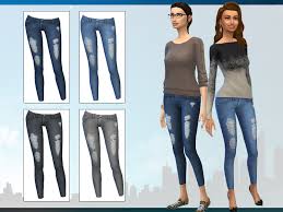 sims resource maxis match skinny jeans
