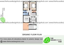 19 X 40 Ft 2bhk Plan In 760 Sq Ft The