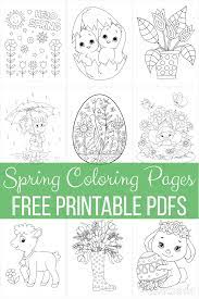 Customize the letters by coloring with markers or pencils. 65 Spring Coloring Pages Free Printable Pdfs