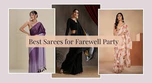 best sarees for farewell party