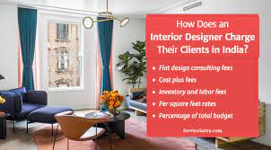 how does an interior designer charge