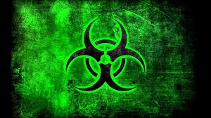 green biohazard hd wallpaper