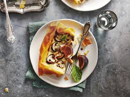 fig and blue cheese phyllo quiche savory