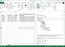 from excel to kml via xml export